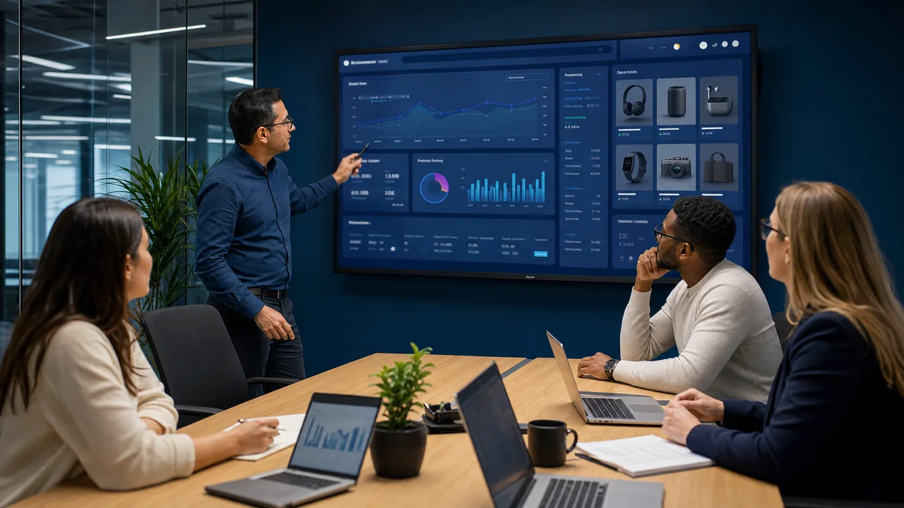 Ecommerce agency team reviewing Walmart Marketplace growth strategy