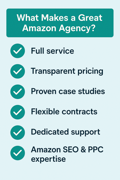 What makes a great Amazon agency